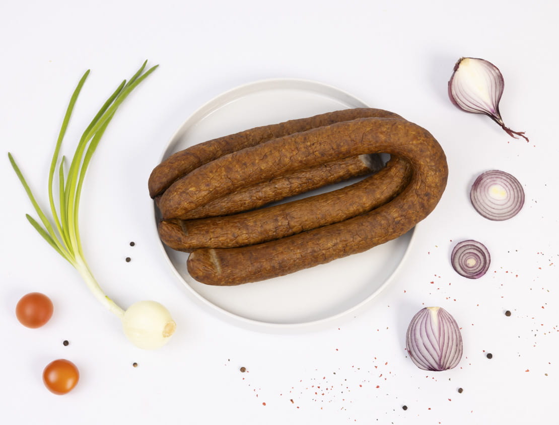 Kiełbasa Swojska Pieczona EKO około  1 kg